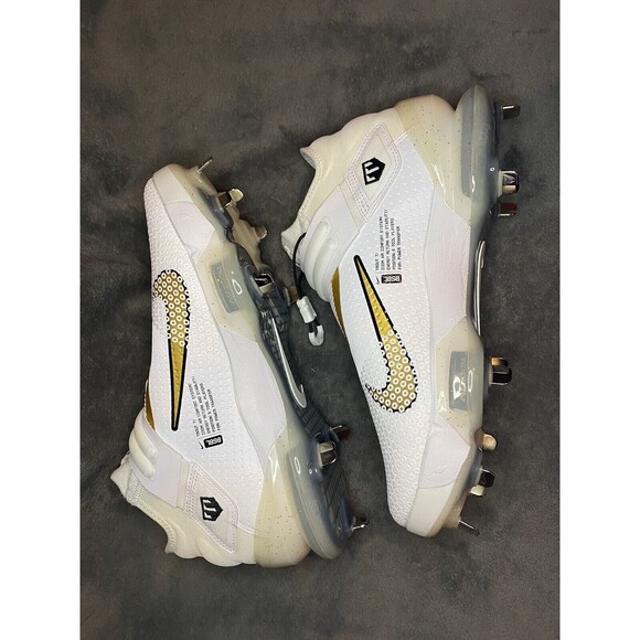 New Nike Air Force Trout 7 Men's Baseball Cleats CI3134-106 Size 8.5 No Box - Picture 6 of 9